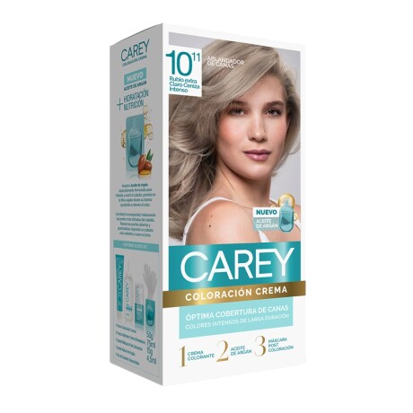 TINTA CAREY KIT RUBIO EXT CLARO CENIZA INT Nº 1011 TINTA CAREY KIT RUBIO EXT CLARO CENIZA INT Nº 1011
