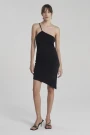VESTIDO CORTO FORO Negro