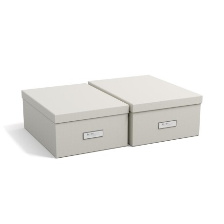 SET 2 CAJAS ORG C/TAPA PAPEL ULRIKA