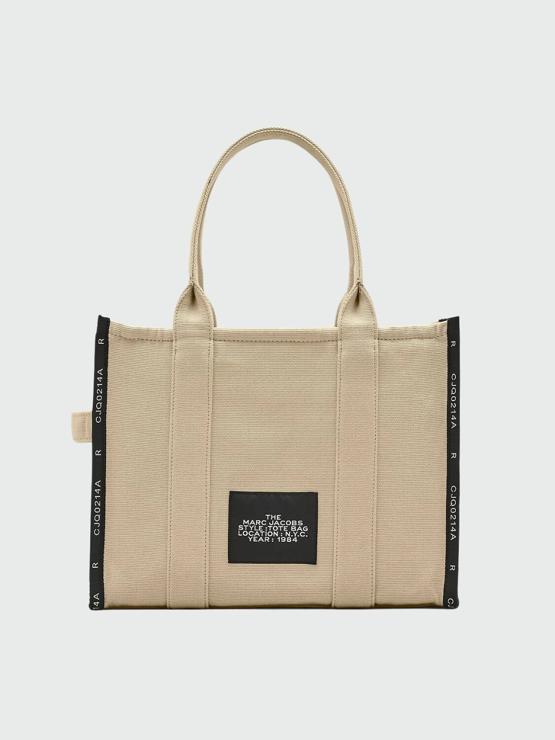 Marc Jacobs- Bolso tejido en jacquard , The Large Tote Beige
