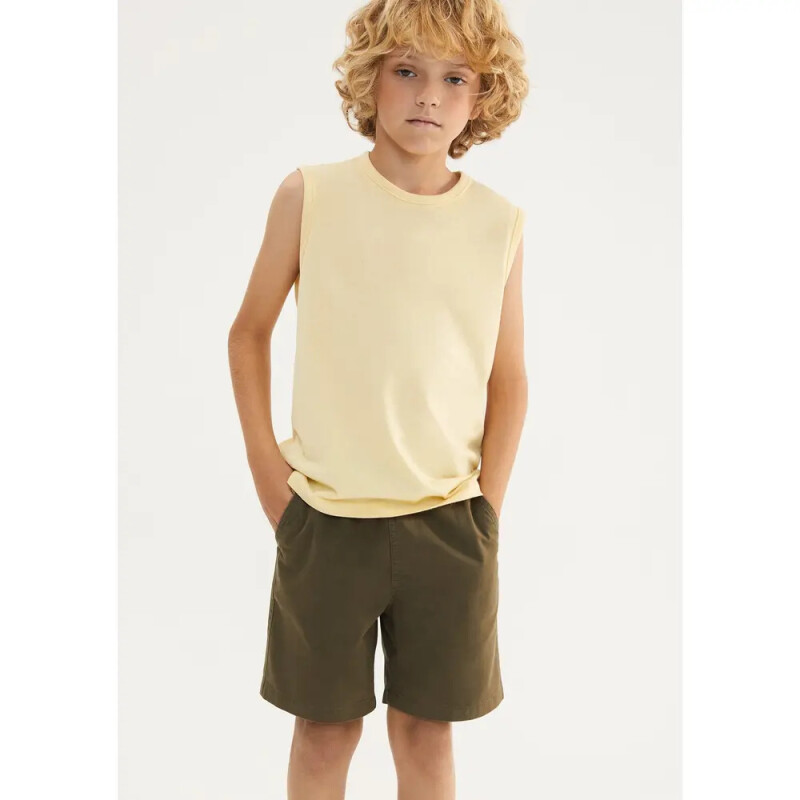 CAMISETA REGATA MASC AMARELO CLARO