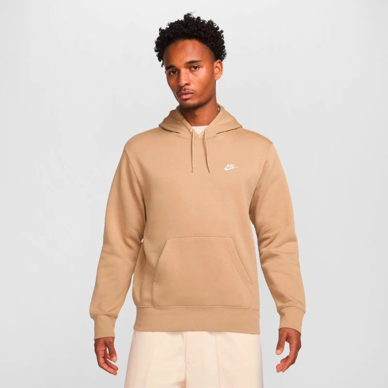 Abrigo Nike Club de Hombre Crema