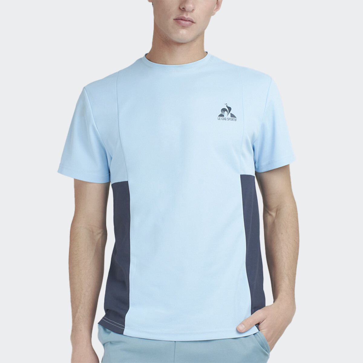 Remera Le Coq Sportif Tennis Block - Azul 
