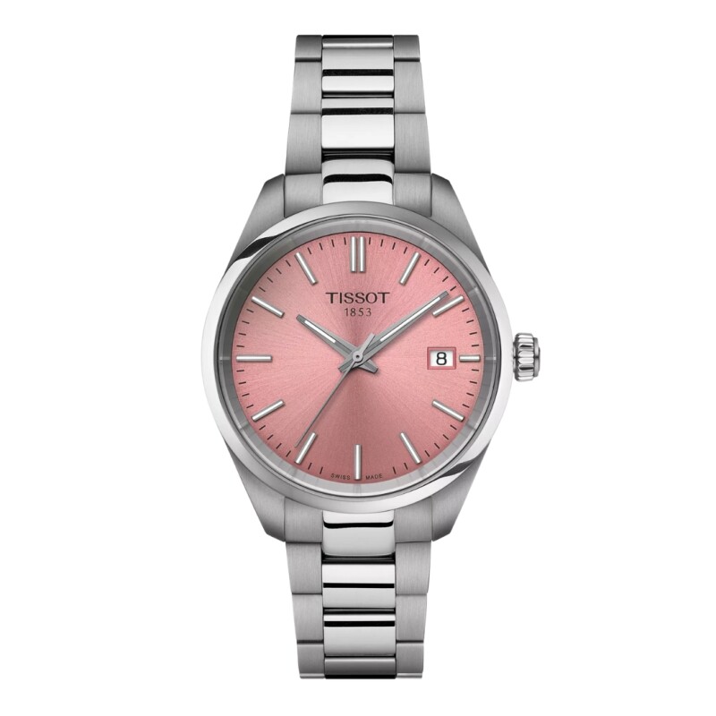 Reloj Tissot PR 100 34mm de Acero T1502101103100 Rosa