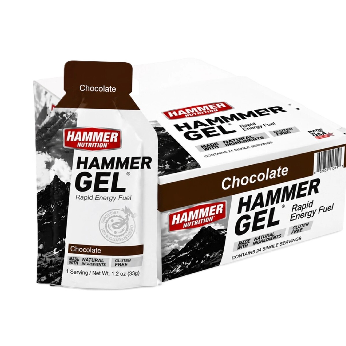 Gel Energizante - Caja x 24 Hammer - Chocolate 