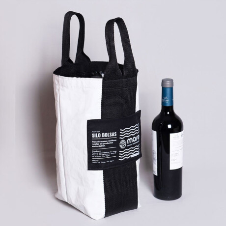 Bolsa Vino 4 botellas Mare Sustentables Blanco