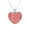Dije Colgante Corazón-Plata 925-Piedra rodocrosita-CP4514 Conpiedra