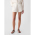 CRINKLE GAUZE PULL ON SHORT NEW OFF WHITE