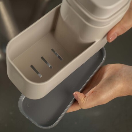 DISPENSADOR PLASTICO NATURAL-BEIGE DT600