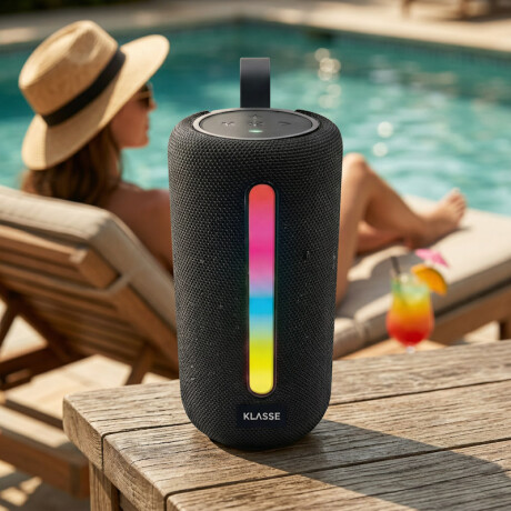 Parlante Inalámbrico Bluetooth Klasse | Sonido Stereo Tws | Con Led Parlante Inalámbrico Bluetooth Klasse | Sonido Stereo Tws | Con Led