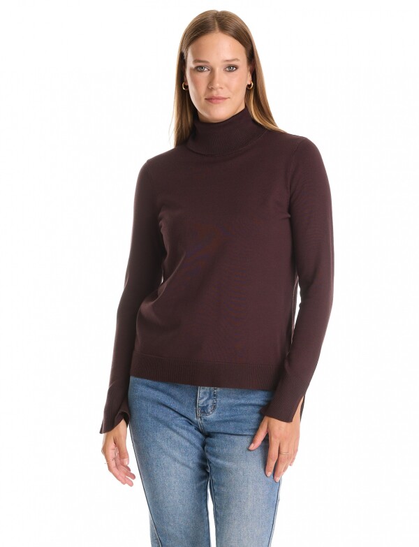 Polera Basica MARRON