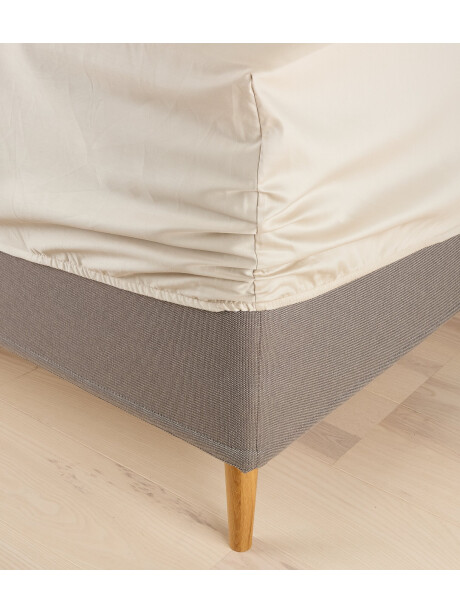 Sábana bajera ajust satén TINE 90x200x35 beige Sábana bajera ajust satén TINE 90x200x35 beige