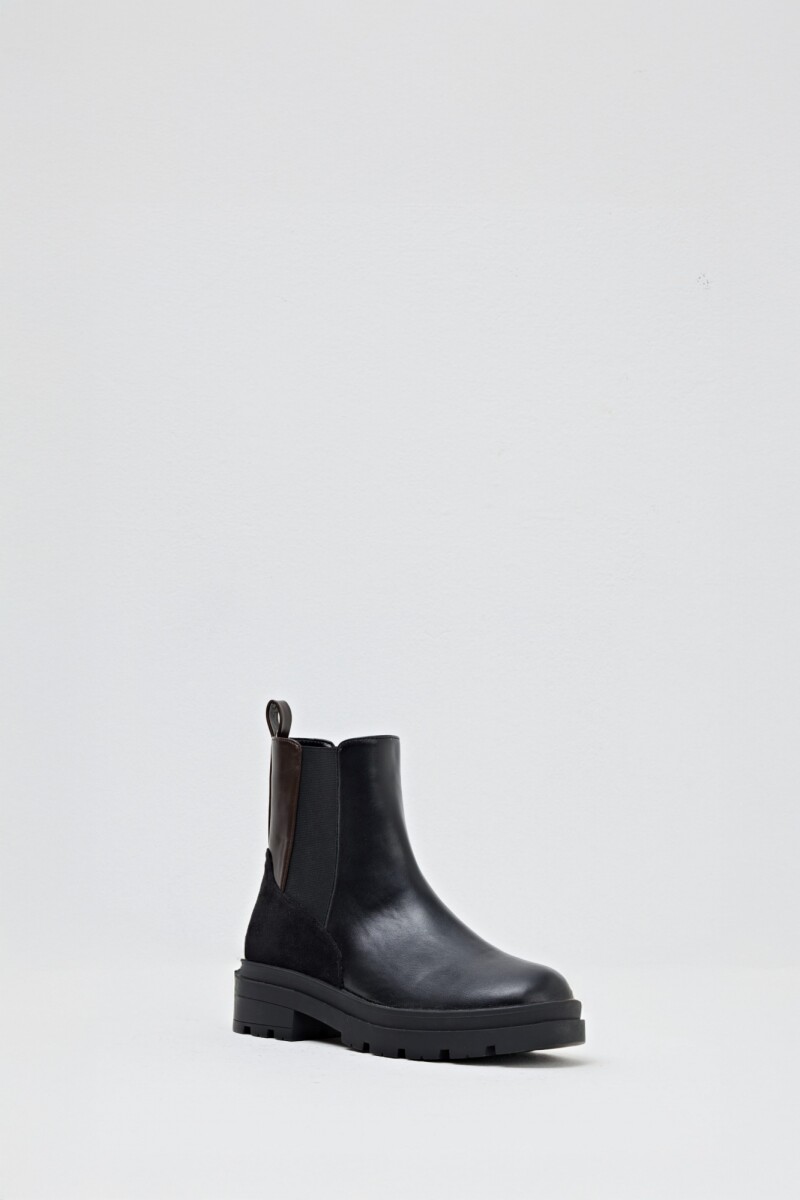 Bota combinada negro