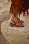 Buckle Sandals Camel