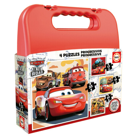 Set de 4 Puzzles Educa Cars 001