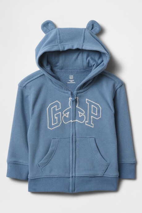 Canguro Logo Gap Sin Felpa Bebé Soft Cornflower 452