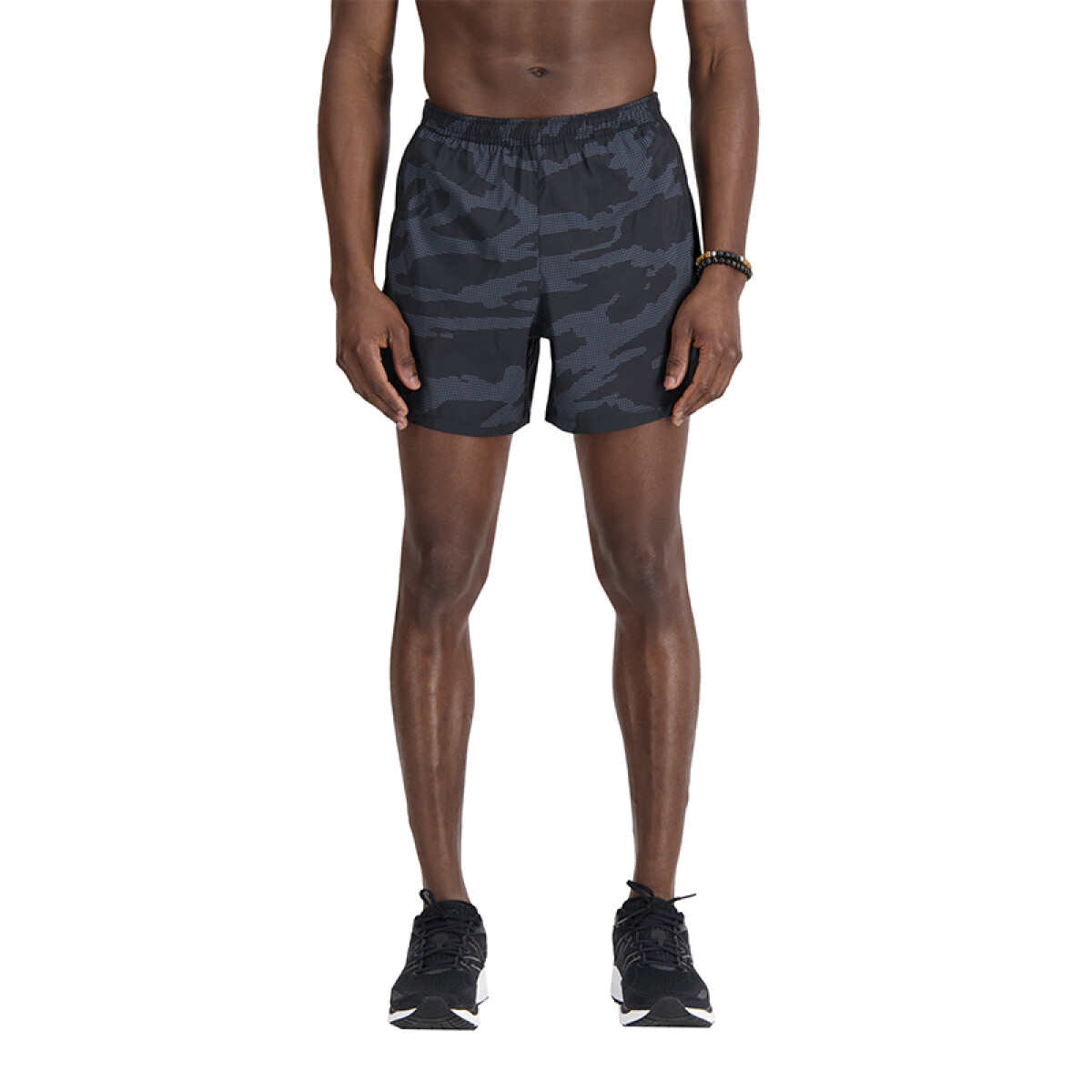 Short New Balance Printed Accelerate 5 Inch - Negro 