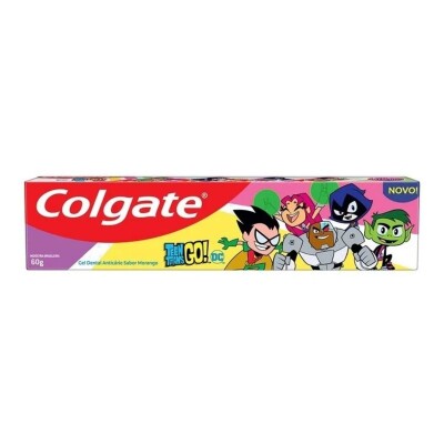 Pasta de Dientes Colgate Kids Teen Titans Go 60 GR Pasta de Dientes Colgate Kids Teen Titans Go 60 GR