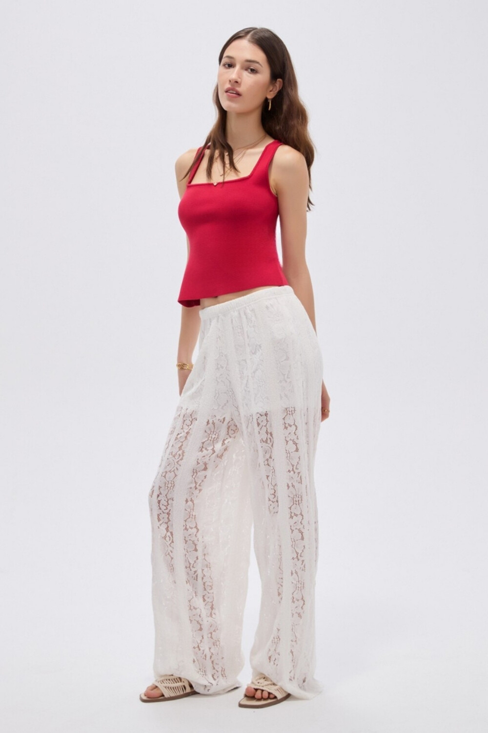 Pantalon Coqueta Marfil / Off White