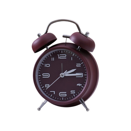 Reloj analogico de escritorio retro Bordeaux