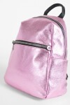 Mochila metalizada rosa