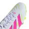 Championes de Fútbol 11 Unisex Adidas Predator Club FG/MG Blanco - Rosado - Amarillo Lima