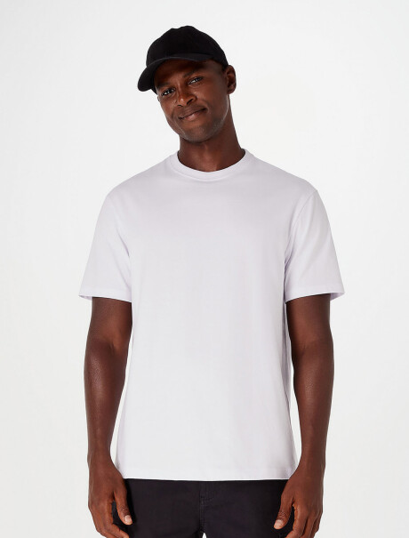CAMISETA BÁSICA MANGA CORTA BLANCO
