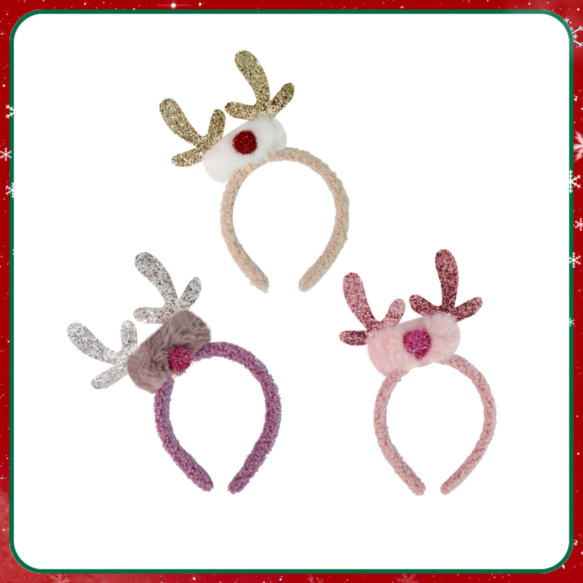 Vincha De Pelo Navideña 