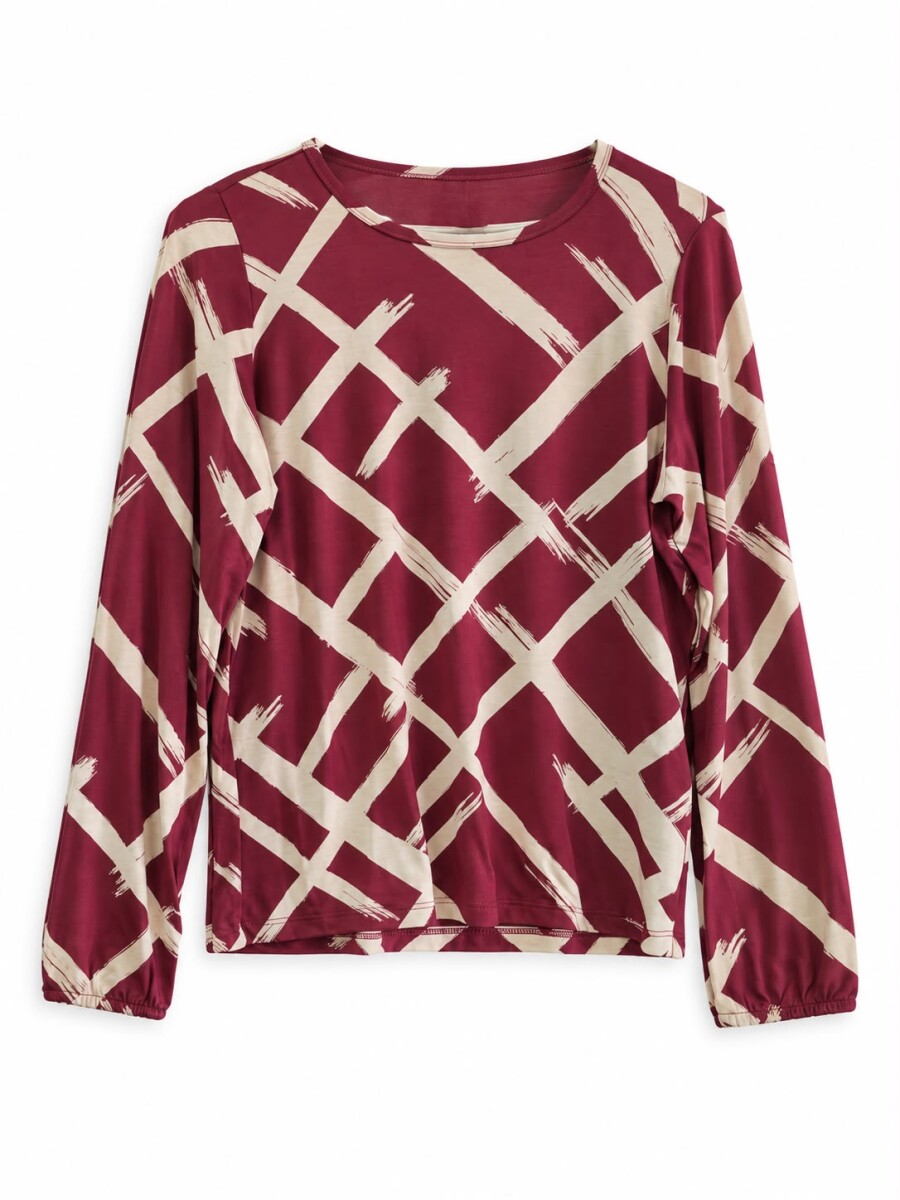 Remera Emilia - Bordo 