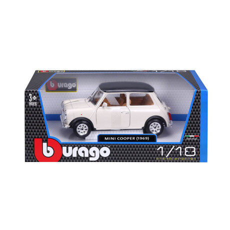 Auto De Colección Bburago Mini Cooper 1969 Universo Binario 001
