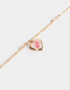 Collares Cortos Con flores Collar Corto Con Dije De Relicario - Dorado