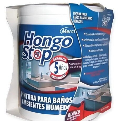 Pintura Antihongos Merclin Hongo Stop Blanco 1 L – Interior y Exterior Pintura Antihongos Merclin Hongo Stop Blanco 1 L – Interior y Exterior