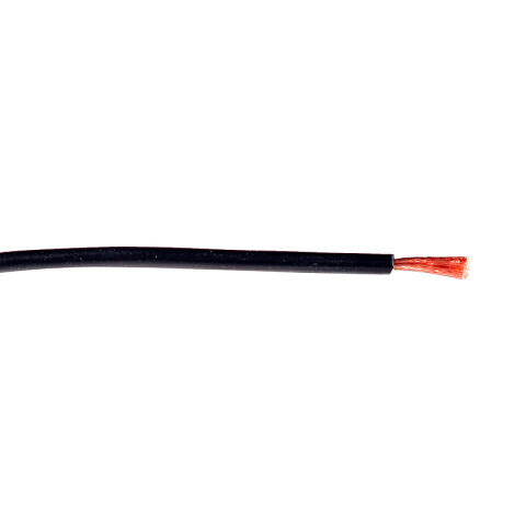 Cable de cobre flexible 1,00 mm² negro-Rollo 100mt N03011