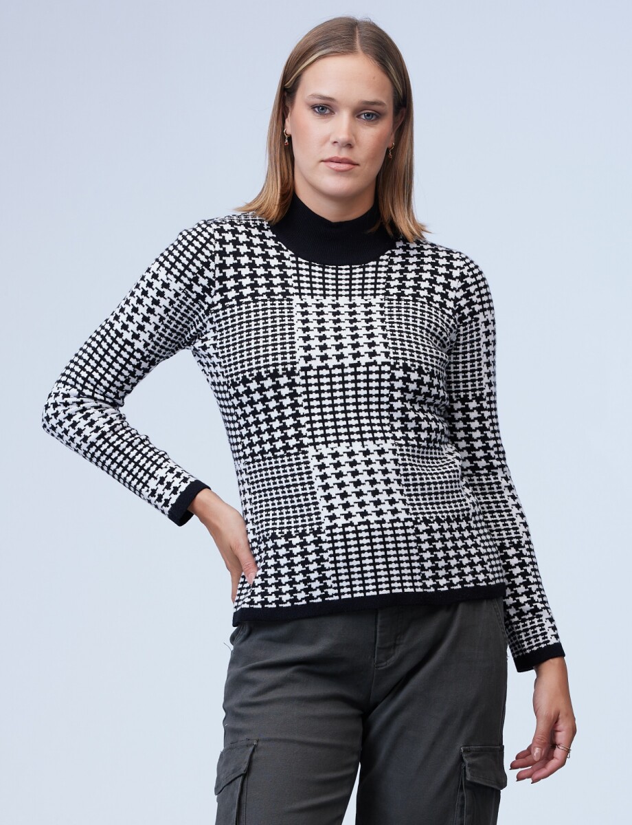 Buzo Gales - Negro/blanco 