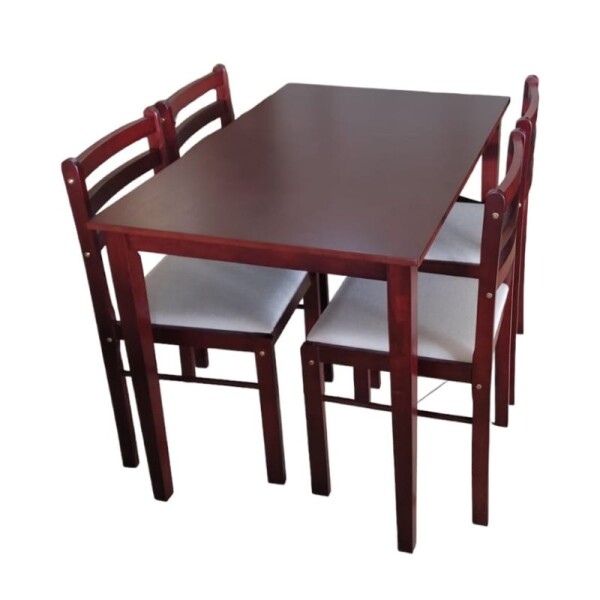 JUEGO DE COMEDOR RIAN MESA + 4 SILLAS JUEGO DE COMEDOR RIAN MESA + 4 SILLAS