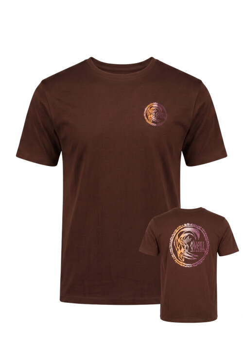 Remera O'Neill Sunset Medallion Marrón