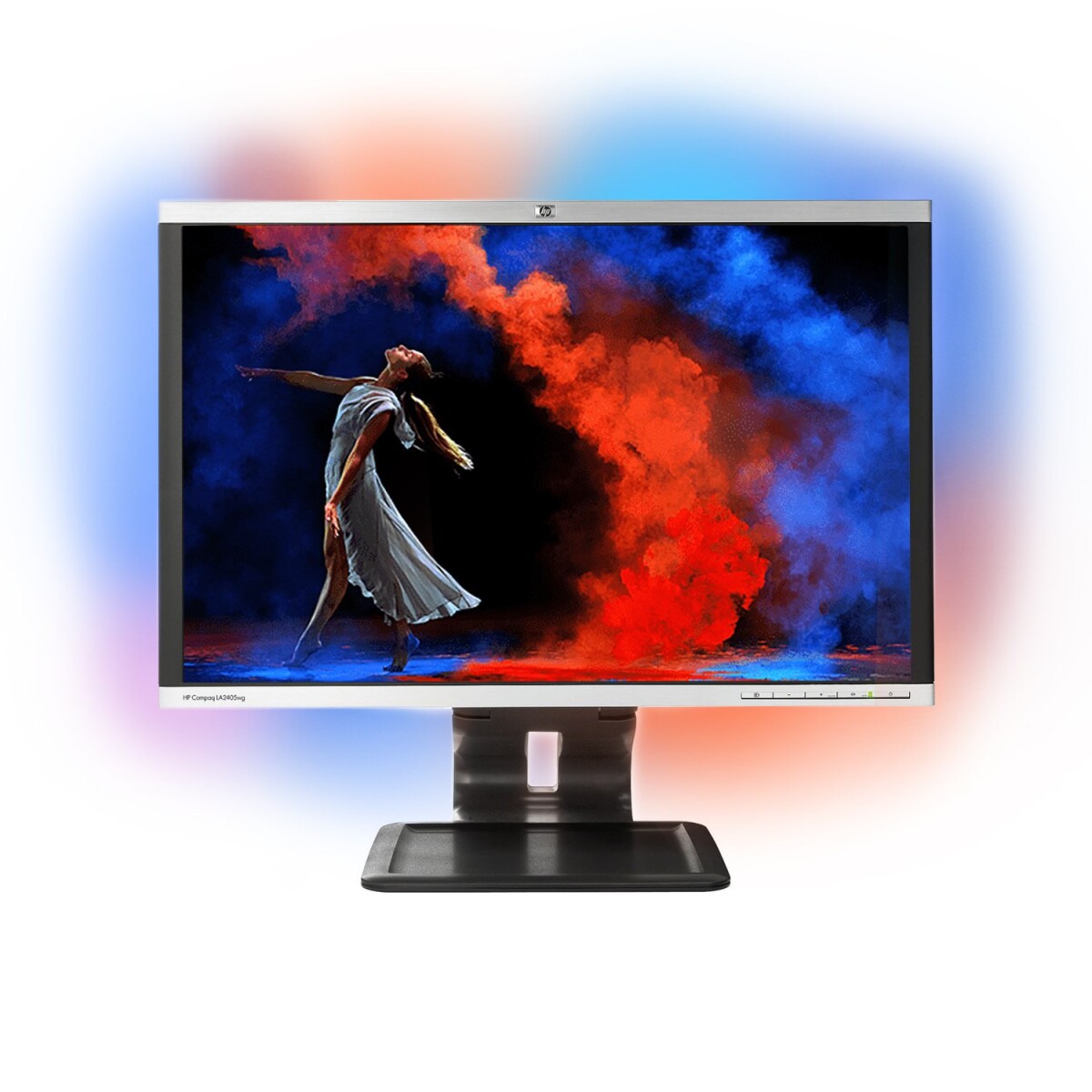 Set Monitor Hp Compaq La2405wg + Cinta Luces Led Rgb 2M 