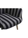 Sillón SIMESTED 1 cuerpo rayas tela negro/beige Sillón SIMESTED 1 cuerpo rayas tela negro/beige