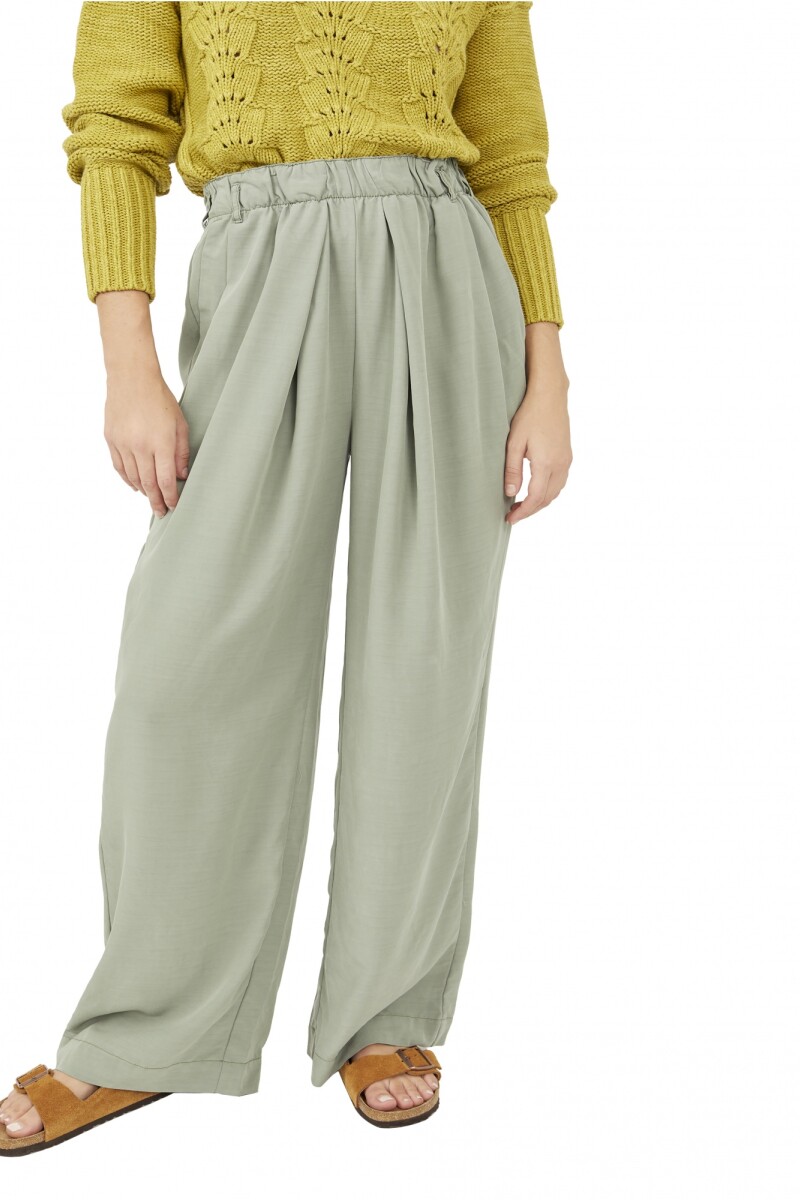 NOTHIN TO SAY PLEATED TROUSER Verde