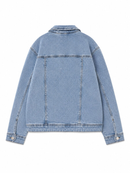CAMPERA JEAN APPLE AZUL