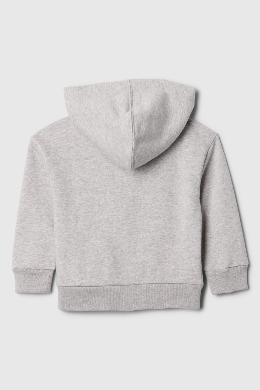 Canguro Con Cierre Logo Gap Toddler Niño Light Heather Grey B08