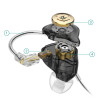 AURICULARES IN EAR KZ EDXPRO NEGRO AURICULARES IN EAR KZ EDXPRO NEGRO