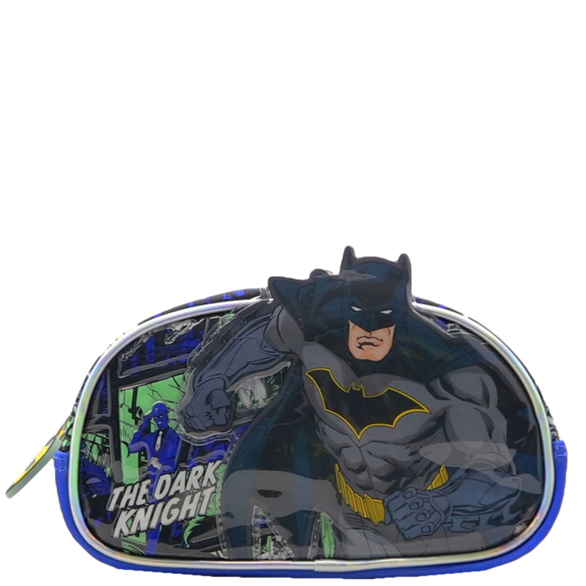 Cartuchera Batman 2 Cierres Batman - Azul/Negro/Verde 