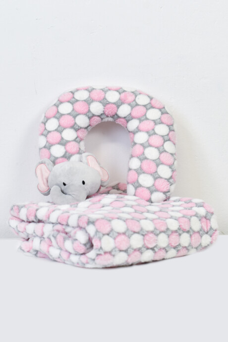 Manta con almohadilla para beb� Elefante