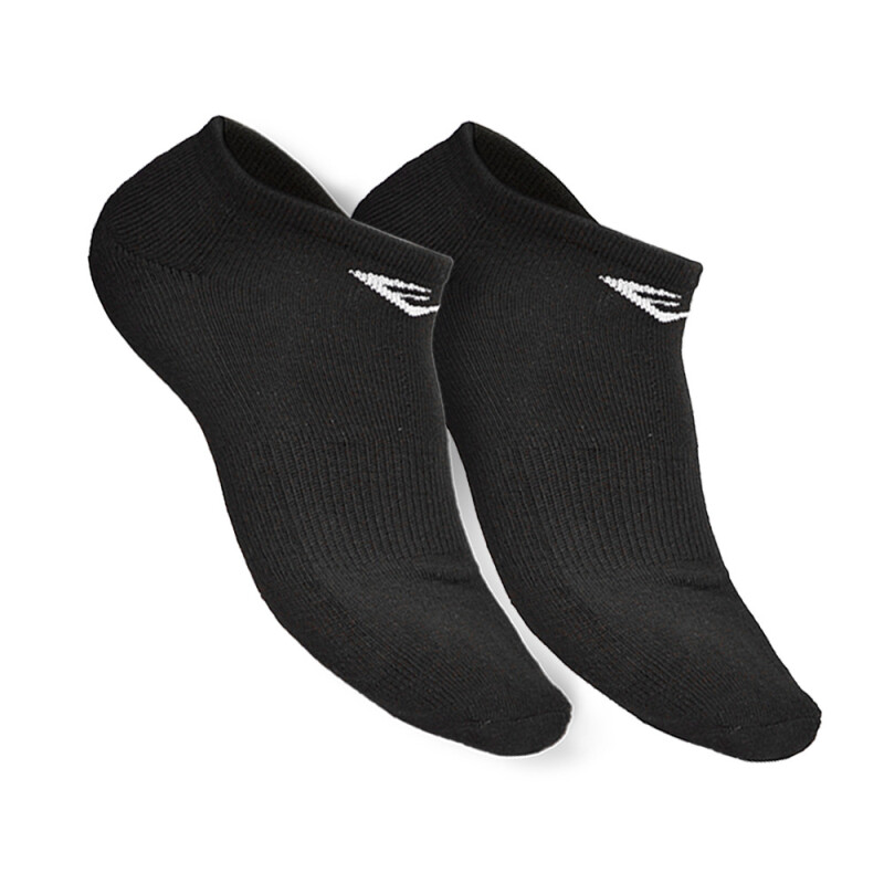 MEDIAS CORTAS POLY 9-11-WT (2 PACK) NEGRO
