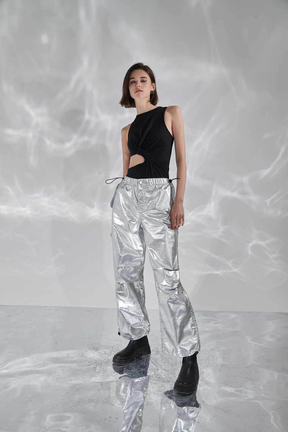 Pantalon Achaga Plateado
