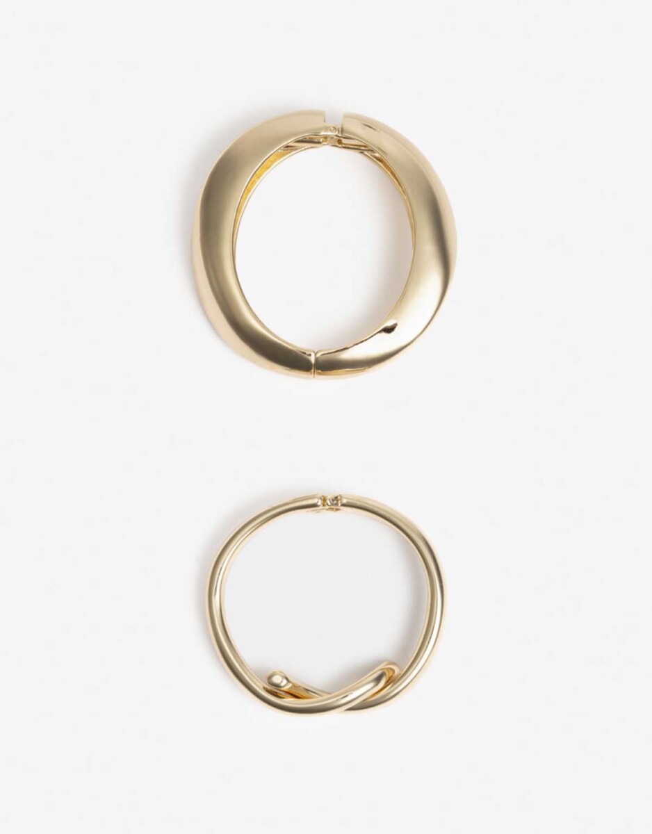 Set De Brazaletes - Dorado 