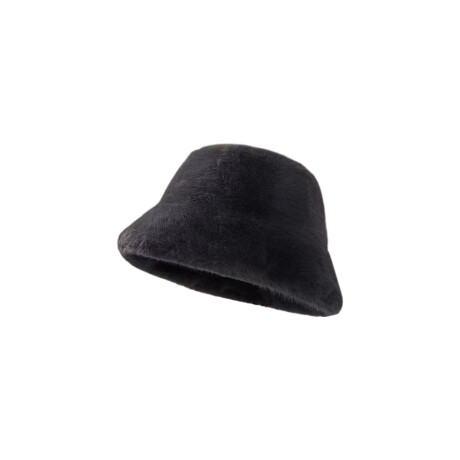 Gorro piluso peluche Negro