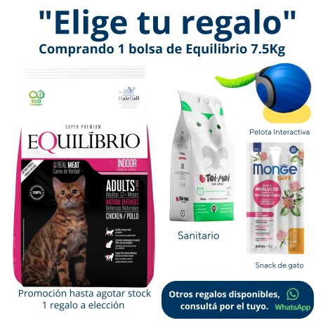 EQUILIBRIO GATO ADULTO 7.5 KGS Equilibrio Gato Adulto 7.5 Kgs