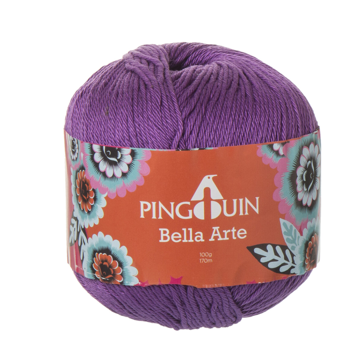 Ovillo de algodón pingouin Bella arte - violeta 